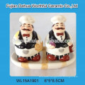 Lovely Ceramic Chef Salt Pepper Container